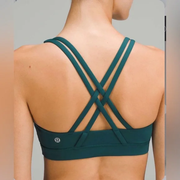 Lululemon Energy Sports Bra, Teal, Size 6, Like New, NWOT! - Picture 3 of 6